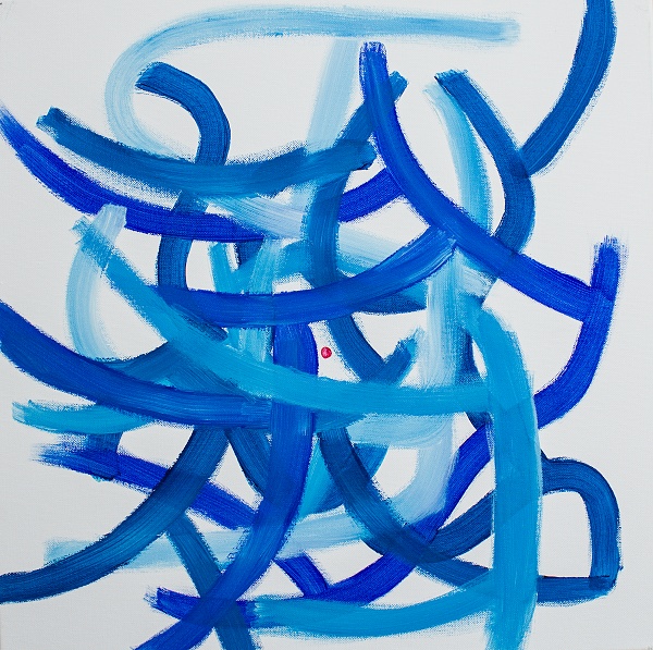 Blue squiggles